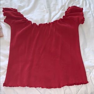 Off the shoulder top